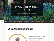 Tablet Screenshot of elginhikingtrailclub.org